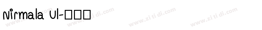 Nirmala Ul字体转换